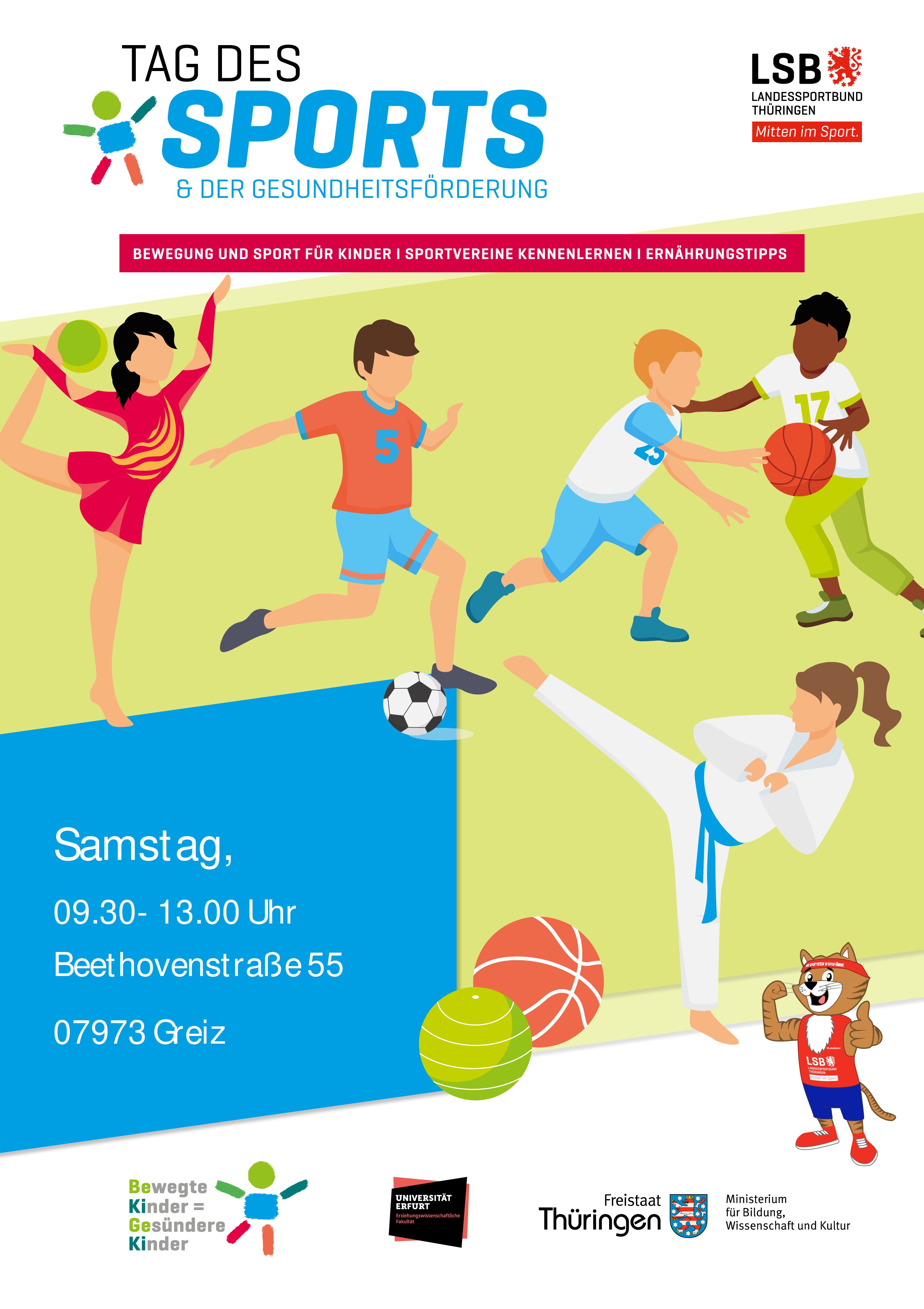 Flyer Tag des Sports- digitale Variante